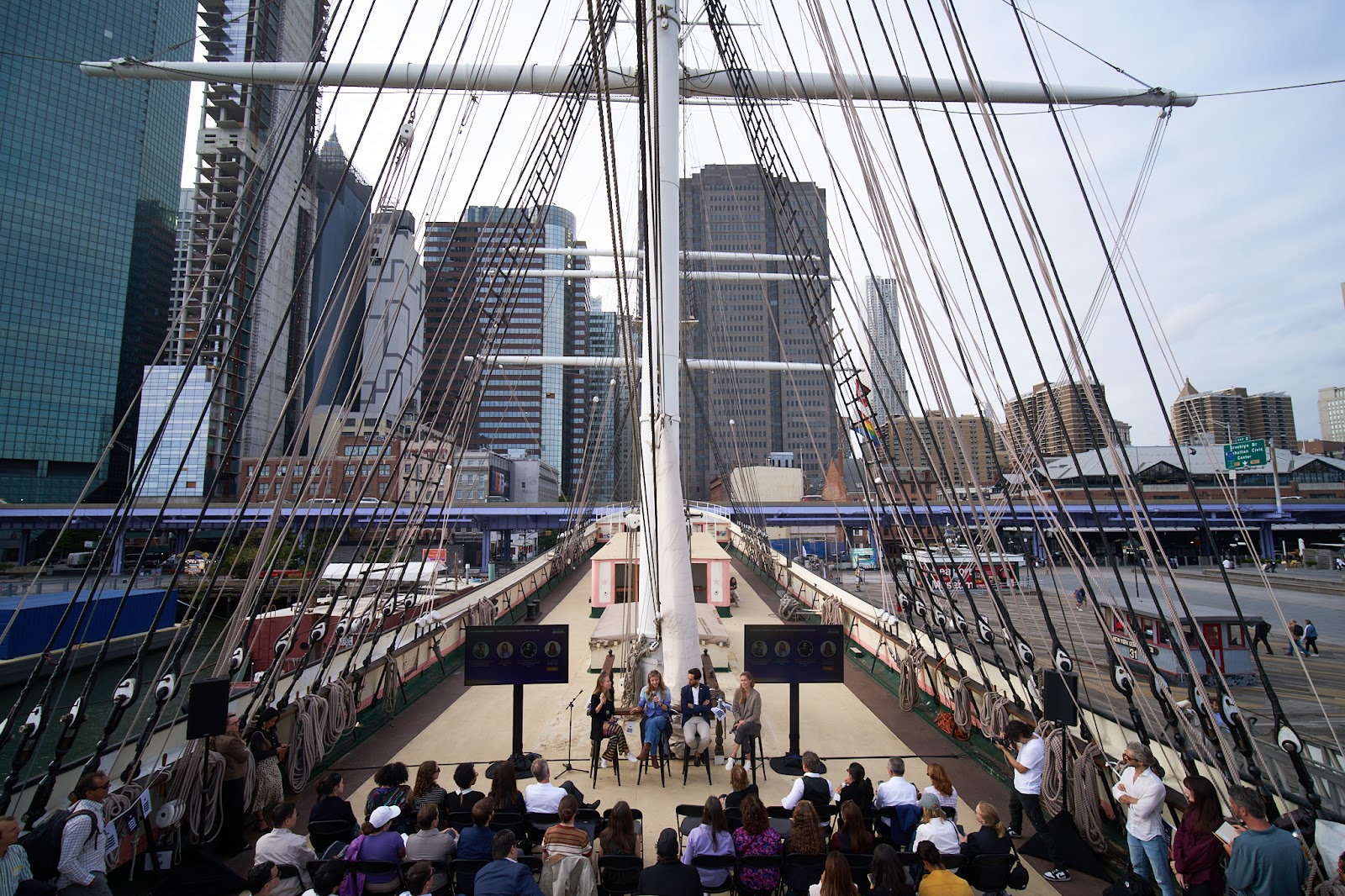 Tall Ship Wavertree at South Street Seaport